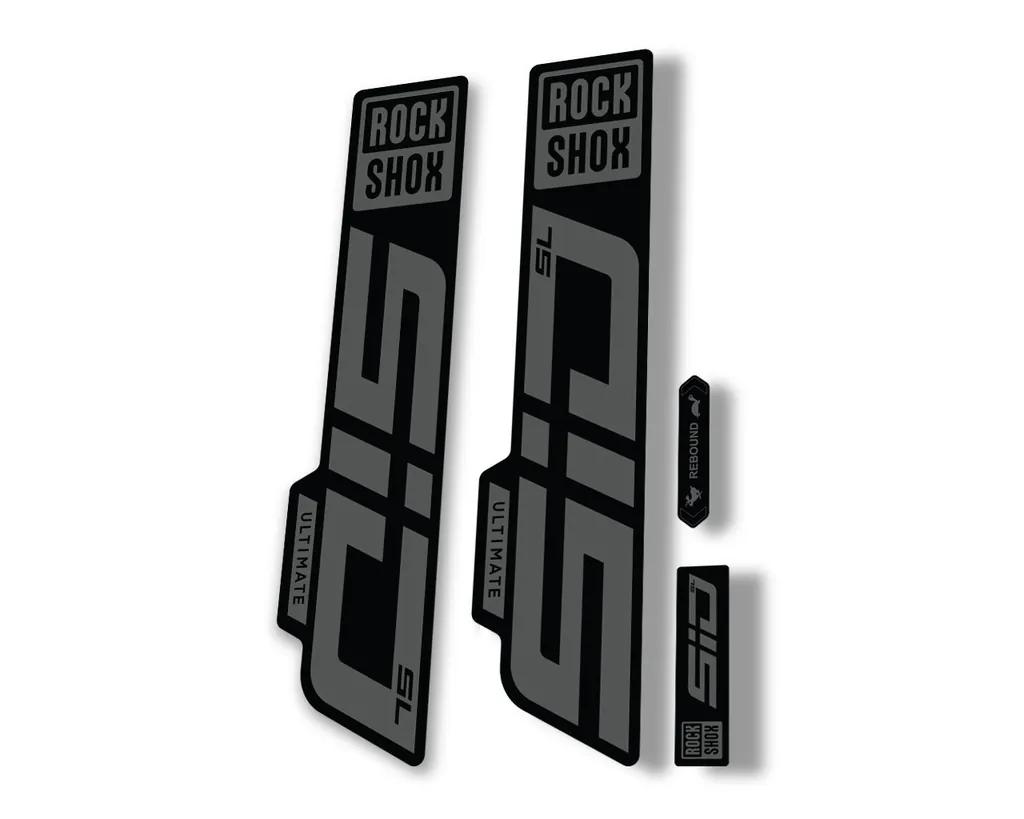 Rock Shox SID SL Ultimate 2021 Mountain Bike Cycling Decal Sticker Gray