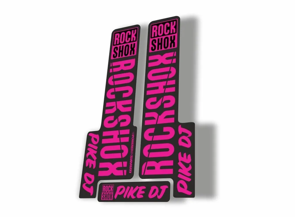 Rock Shox PIKE DJ 2018 Fork Decal Mountain Bike Cycling Sticker Adhesive Pink