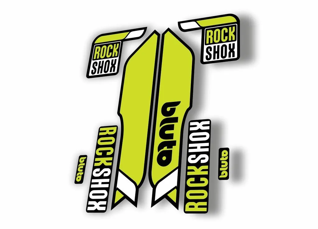 Rock Shox BLUTO 2016-17 Mountain Bike Cycling Fork Decal Sticker Lime Green