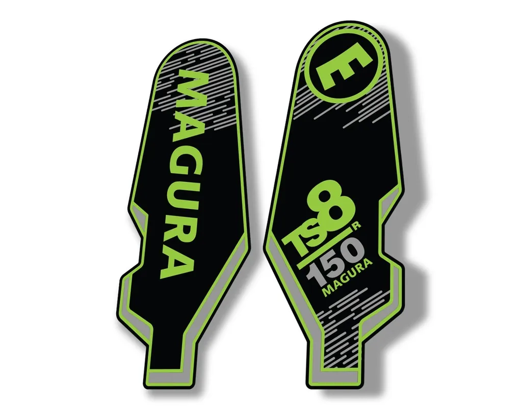 MAGURA TS8 R 150 2013 Suspension Decal Kit Sticker Adhesive Aufkleber Green