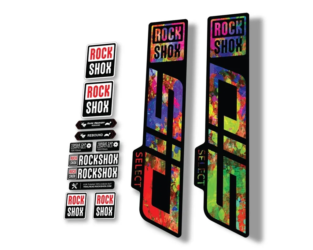 Rock Shox SID 2021 Select Mountain Bike Cycling Decal Sticker Oil Slick