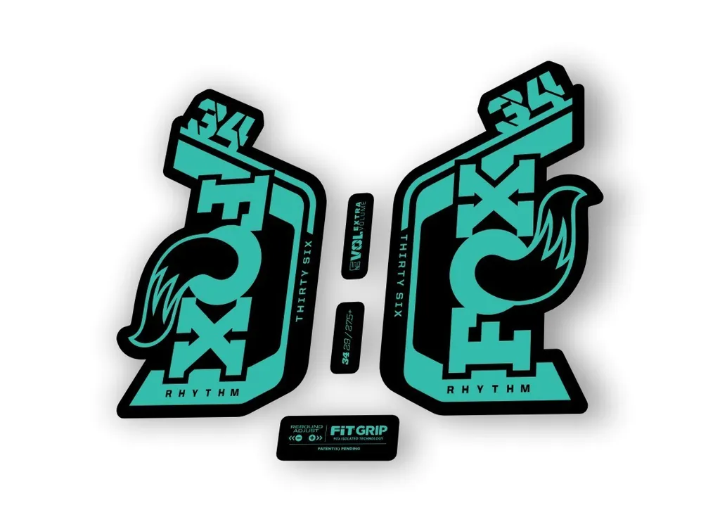 Fox 34 Rhythm 2024 Fork Suspension Factory Decal Sticker Adhesive Dolphin
