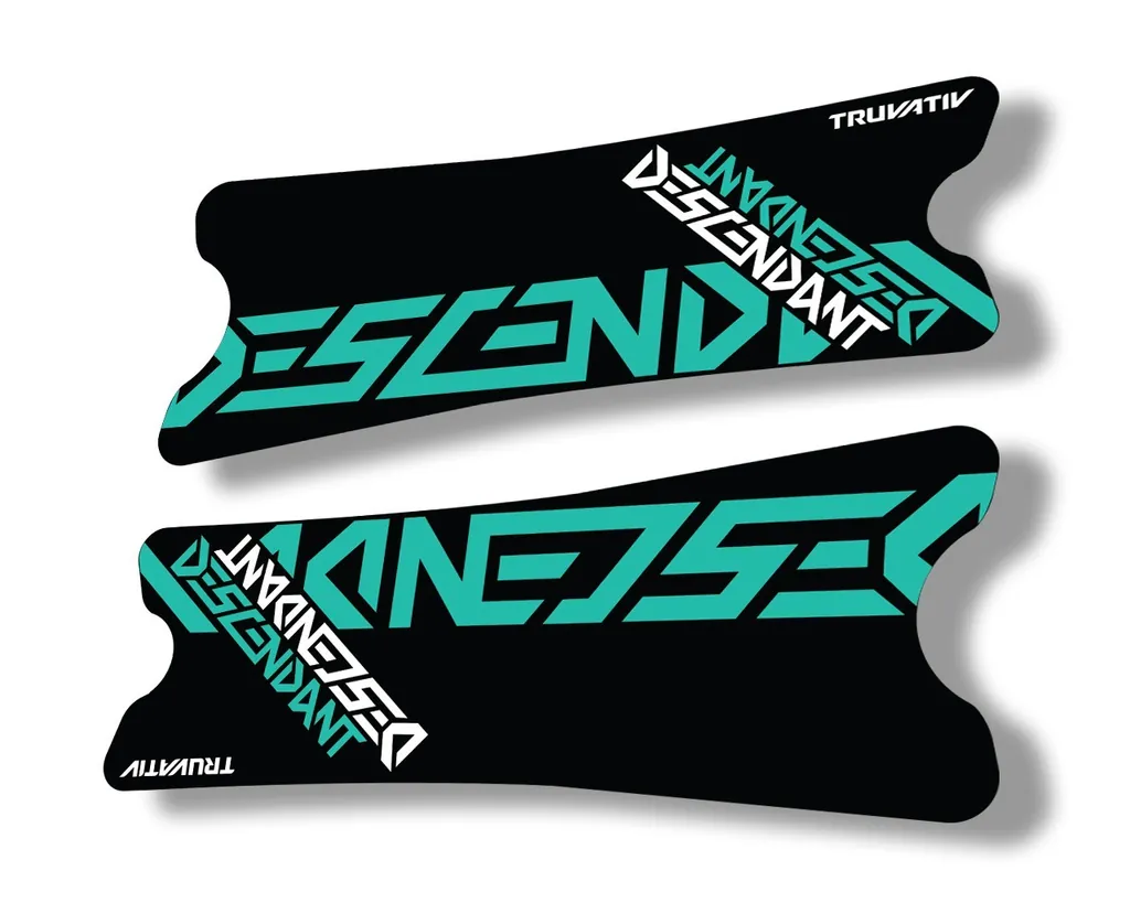 Truvativ 2018 Dexcendant Crank Set Stickers Decals MTB Bicycle 2Pcs Dolphin