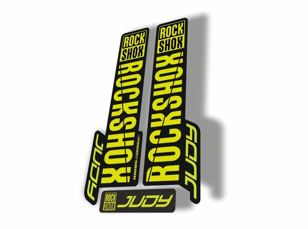 Rock Shox JUDY 2018 Fork Decal Mountain Bike Cycling Sticker Adhesive Lime Green