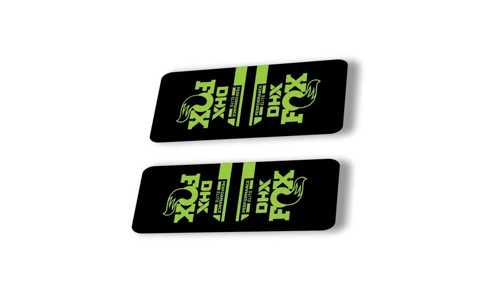 FOX DHX 2022 Performance Elite Rear Shock Suspension Sticker Decal Green
