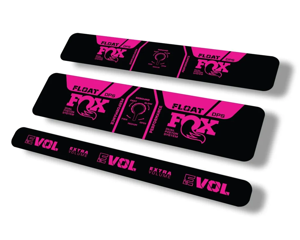 FOX Float DPS 2021 Performance Rear Shock Suspension Sticker Decal Pink