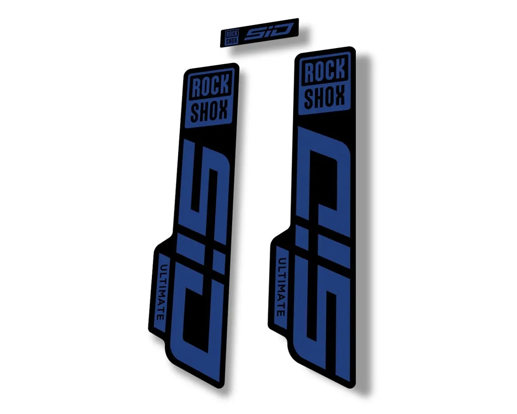 Rock Shox SID 2021 ULTIMATE Fork Decal Mountain Bike Cycling Sticker Dark Blue