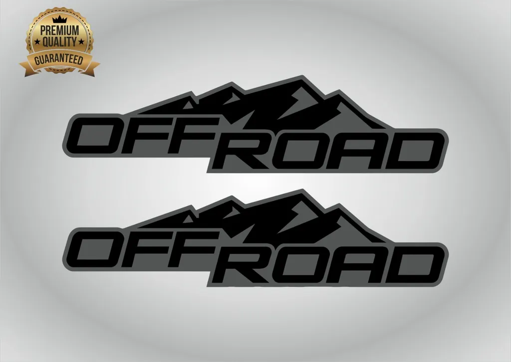 4x4 Decals Compatible with 2004-2012 Chevy Colorado Truck Body Tail 2pcs