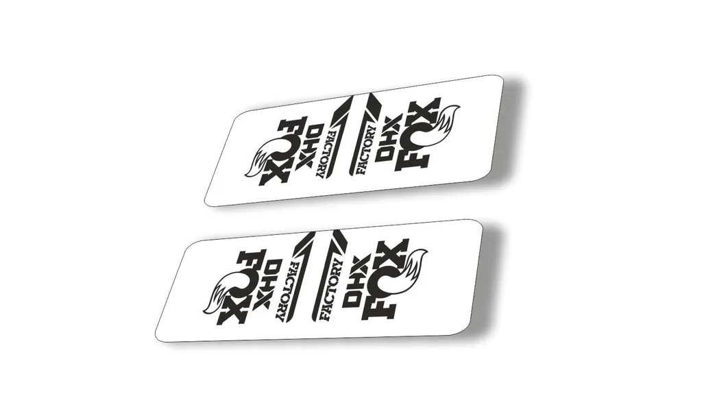 FOX DHX 2022 Factory Rear Shock Suspension Sticker Decal Adhesive Black