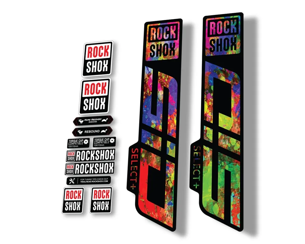Rock Shox SID 2021 Select + (Plus) Mountain Bike Cycling Decal Sticker Oil Slick