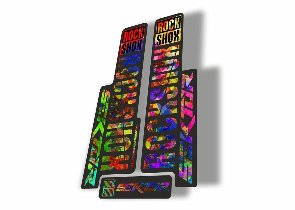 Rock Shox SEKTOR 2018 Fork Decal Mountain Bike Cycling Sticker Adhesiv Oil Slick