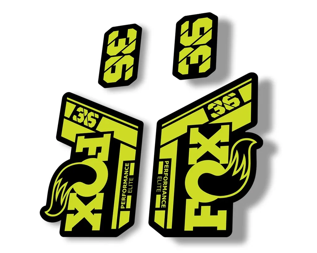 FOX 36 Performance Elite 2021 Forks Suspension Factory Decal Sticker Lime Green
