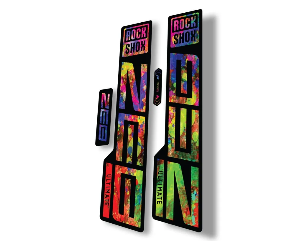 Rock Shox ZEB 2021 ULTIMATE Mountain Bike Cycling Decal Sticker Oil Slick