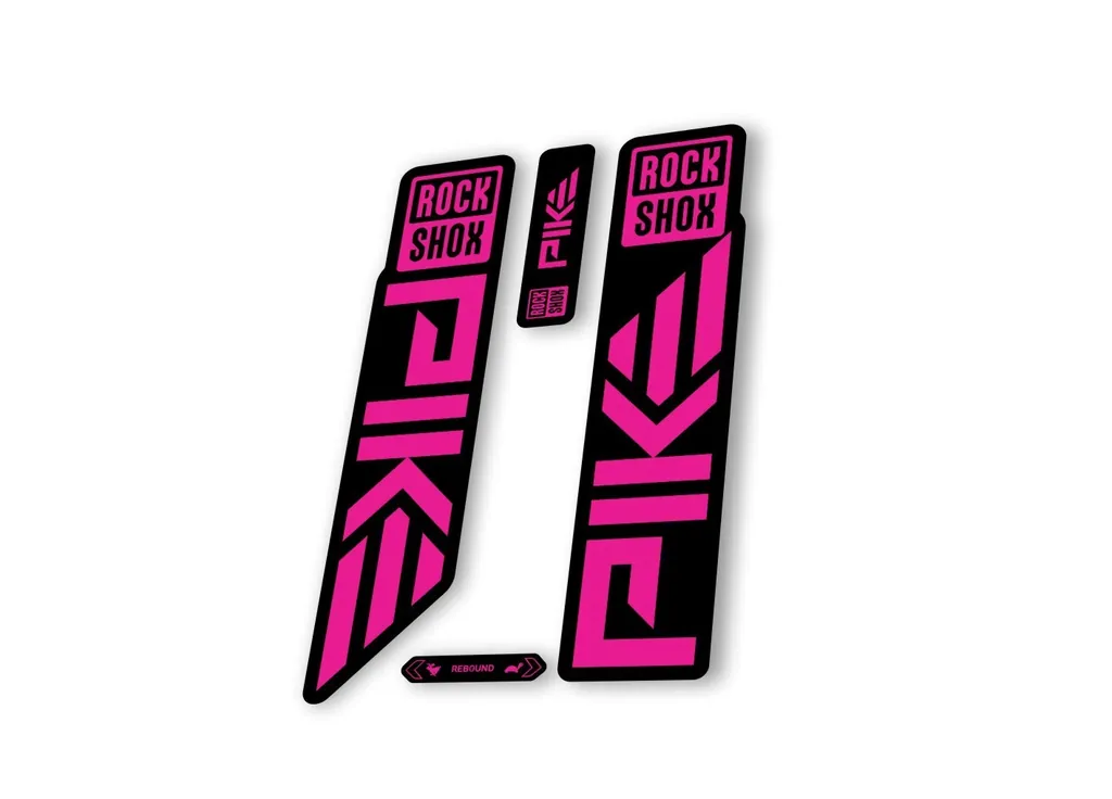 Rock Shox PIKE 2023 Mountain Bike Cycling Decal Sticker Adhesive Pink