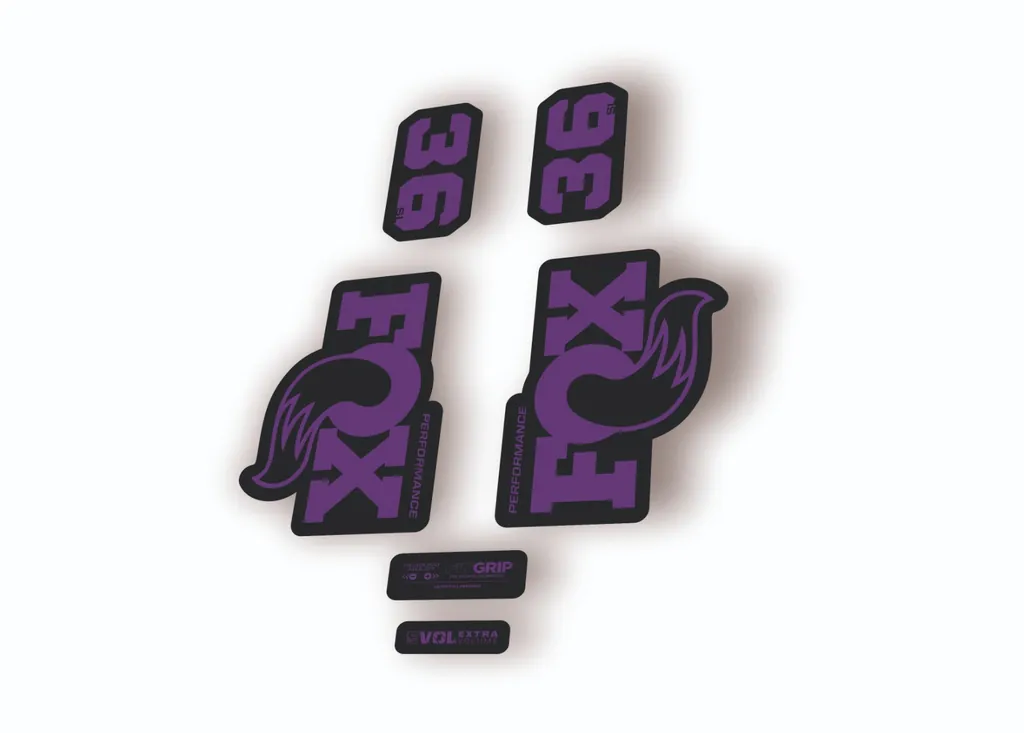 FOX 36 SL Performance Factory 2026 Fork Decal Sticker Adhesive Purple
