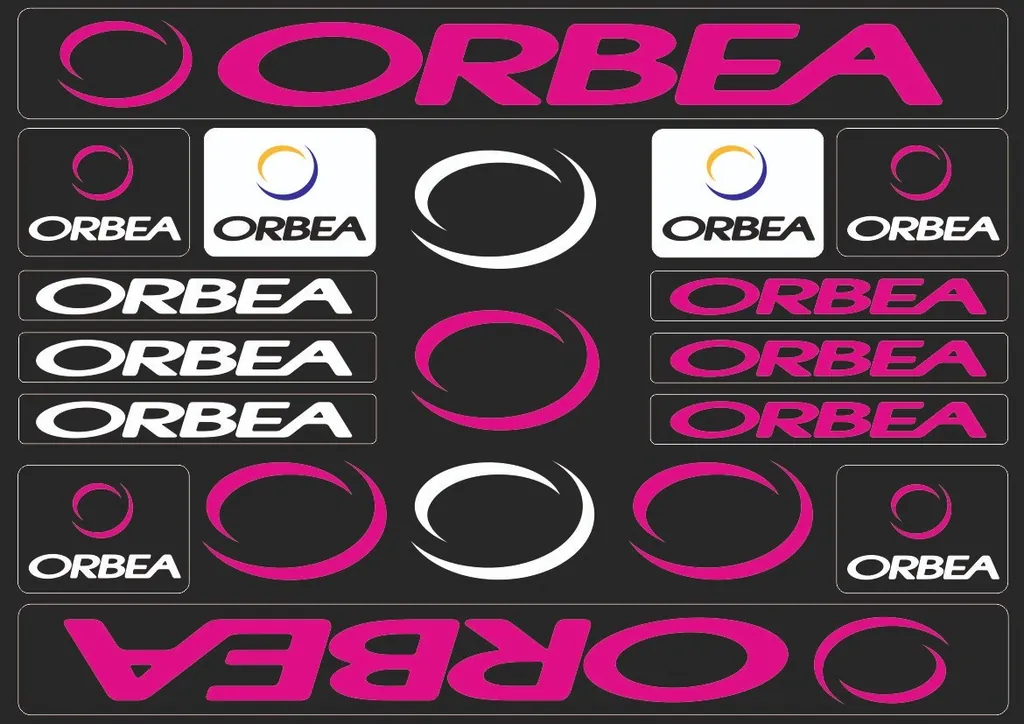 Bicycle Vinyl Stickers – Compatible with ORBEA Bikes – Pink