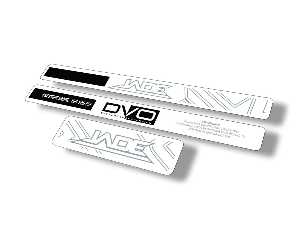 DVO Jade Coil 2020 Rear Shock Suspension Sticker Factory Decal Adhesive Black