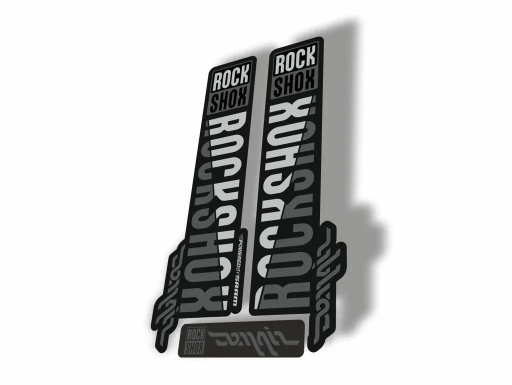 Rock Shox DOMAIN 2018 Fork Decal Mountain Bike Cycling Sticker Adhesive Gray