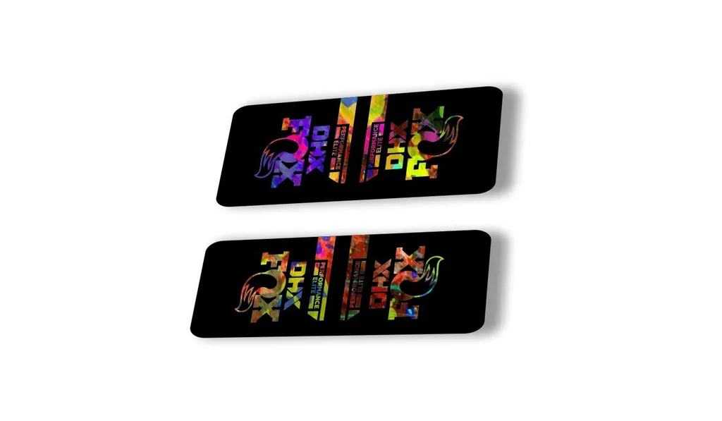 FOX DHX 2022 Performance Elite Rear Shock Suspension Sticker Decal Oil Slick