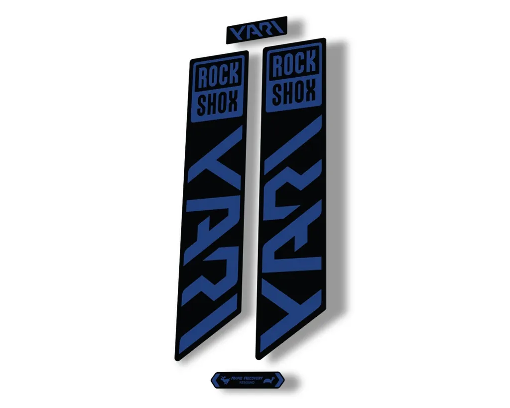 Rock Shox YARI 2021 Fork Decal Mountain Bike Cycling Sticker Adhesive Dark Blue