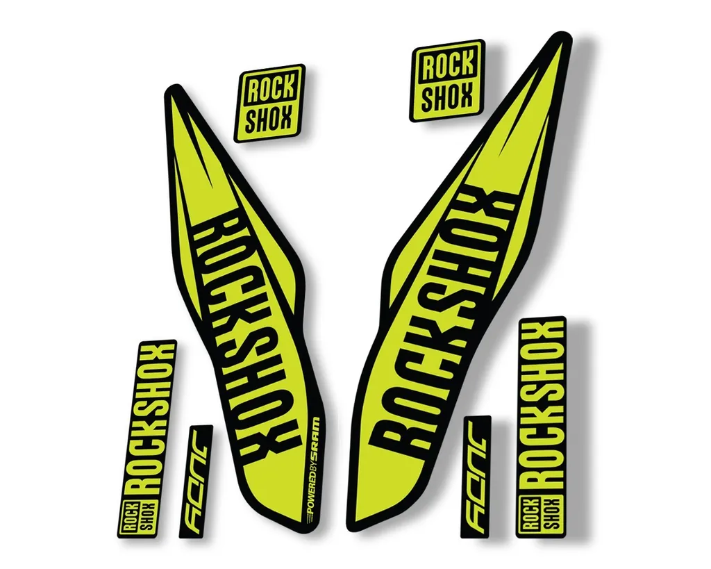 Rock Shox Judy 2017 Fork Decal Bike Cycling Sticker Adhesive Lime Green