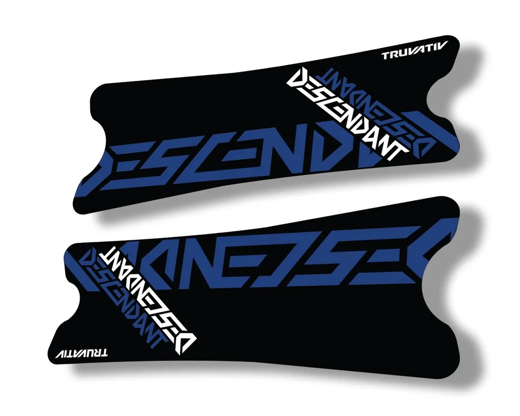 Truvativ 2018 Dexcendant Crank Set Stickers Decals MTB Bicycle 2Pcs Dark Blue