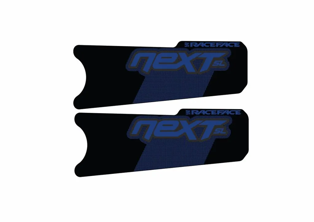 Race Face Next SL Crank Decals Set Sticker Mountain Bike Adhesive Dark Blue 2Pcs