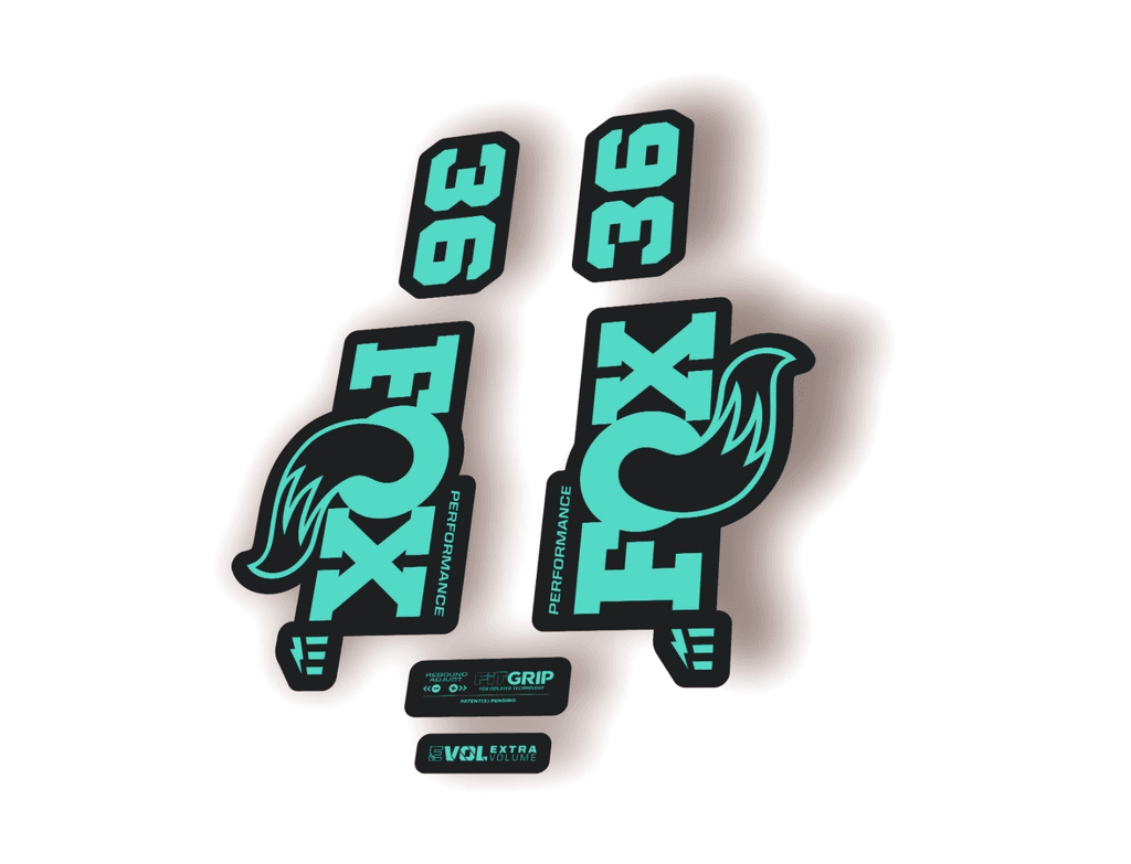 FOX 36 Performance E-Optimized 2026 Fork Factory Decal Sticker Adhesive Dolphin