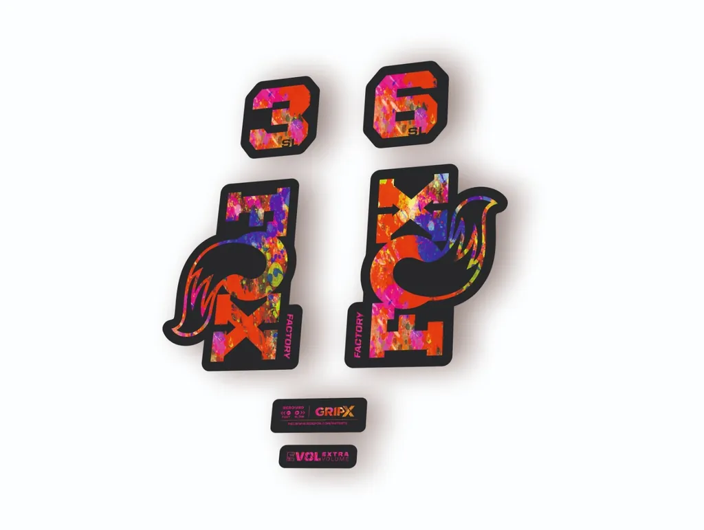 FOX 36 SL Factory 2026 Fork Decal Suspension Sticker Adhesive Oil Slick