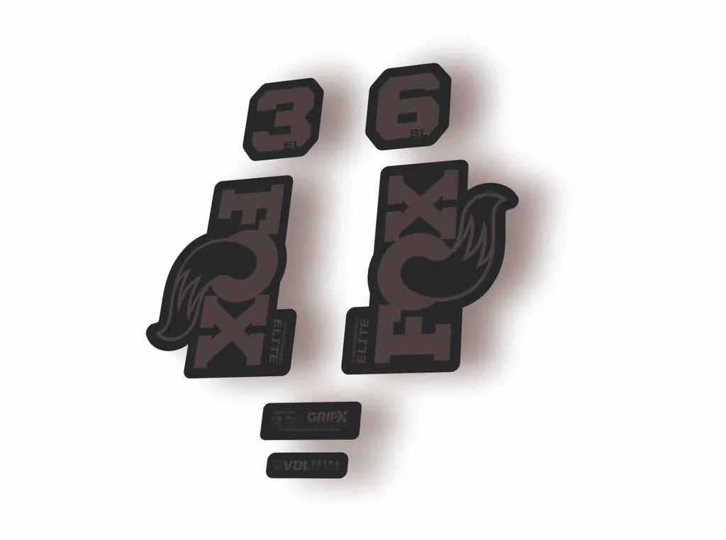 FOX 36 SL Elite 2026 Fork Factory Suspension Decal Sticker Adhesive Gray