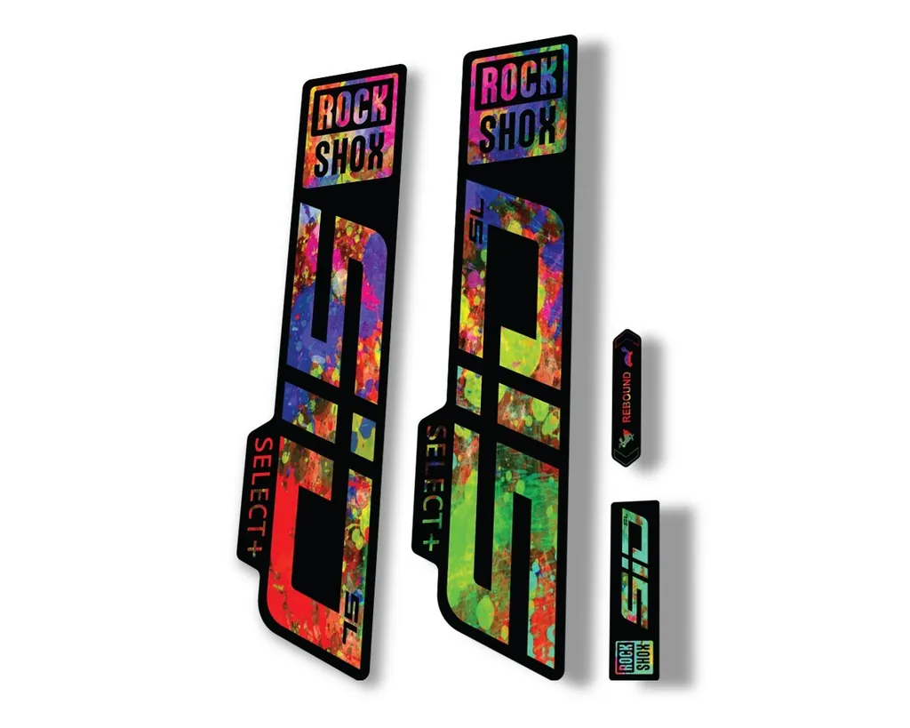 Rock Shox SID SL Select Plus 2021 Mountain Bike Cycling Decal Sticker Oil Slick