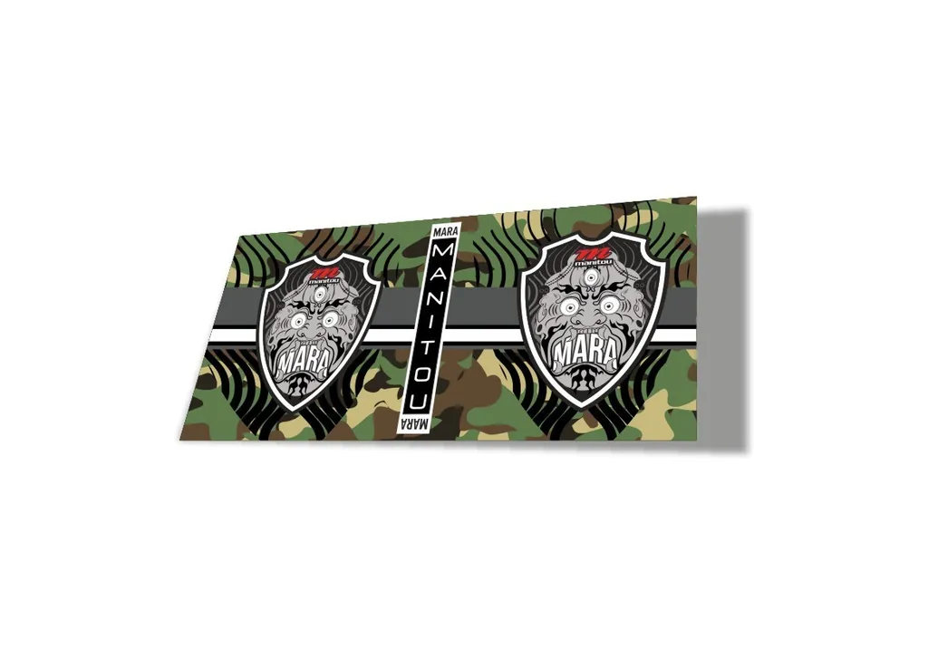 Manitou Mara 2020 Rear Shock Suspension Factory Sticker Decal Camo