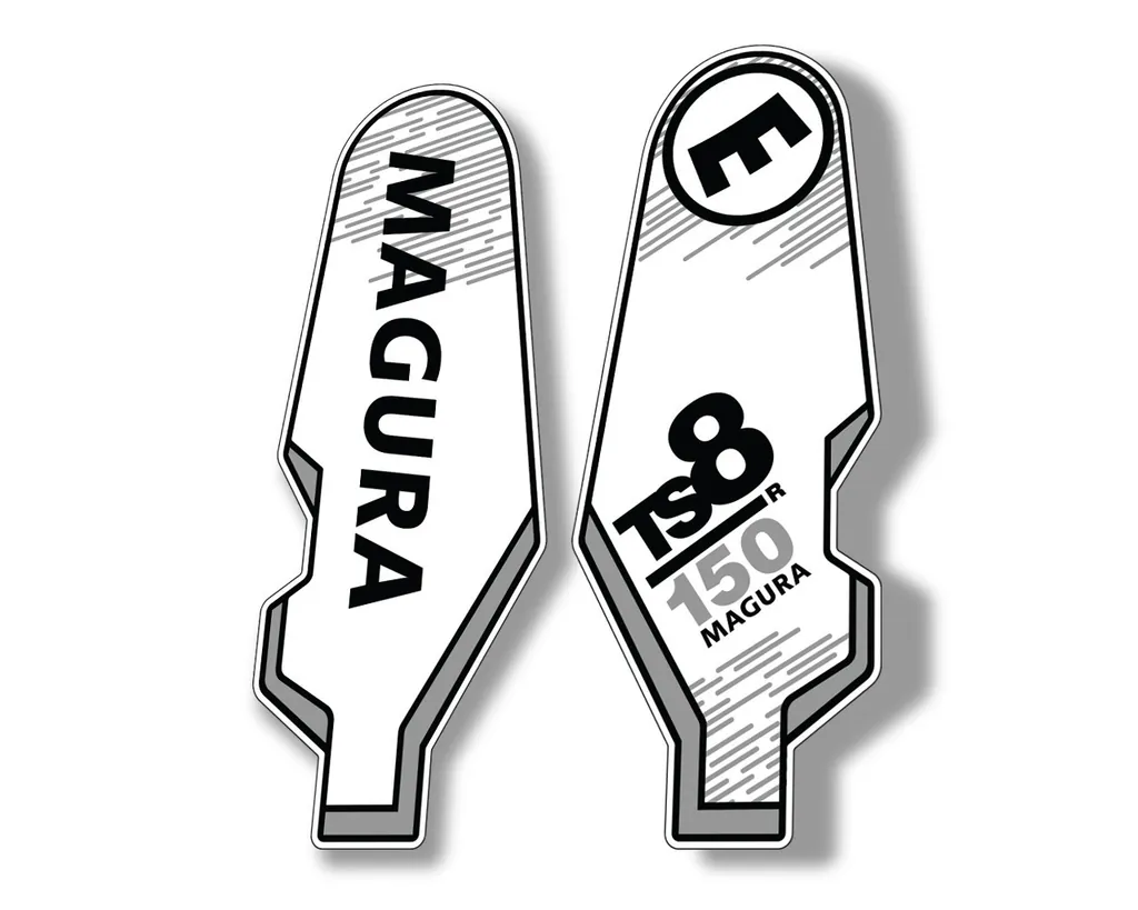 MAGURA TS8 R 150 2013 Suspension Decal Kit Sticker Adhesive Aufkleber Black