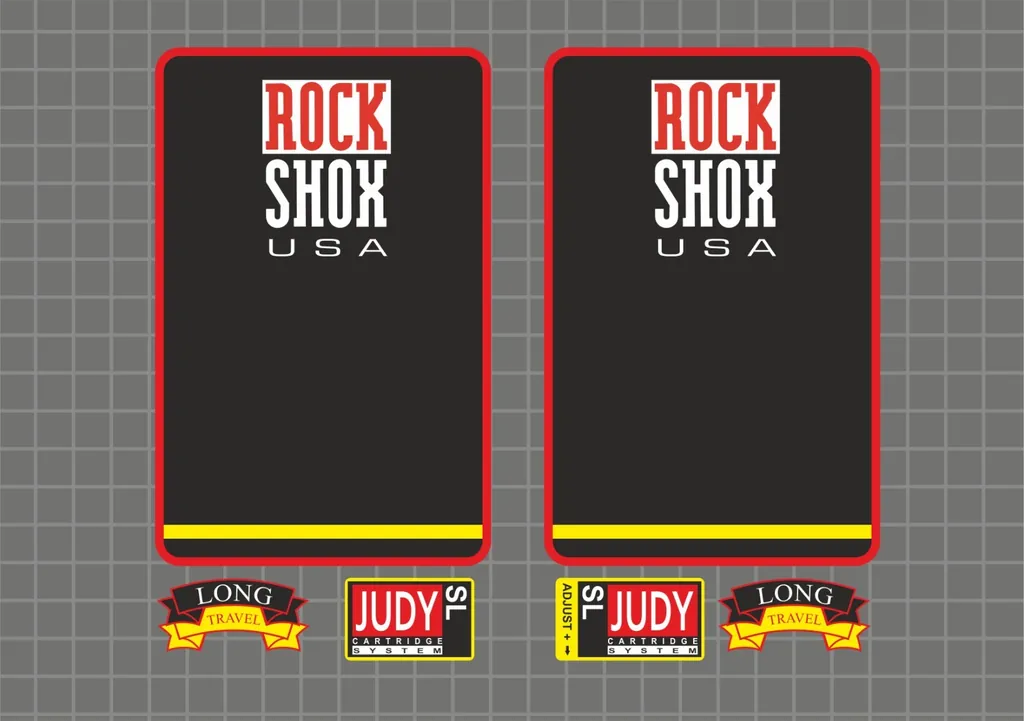 Rock Shox Judy SL 1997 Forks Decals Stickers Graphic Set Vinyl Logo Adhesive #2