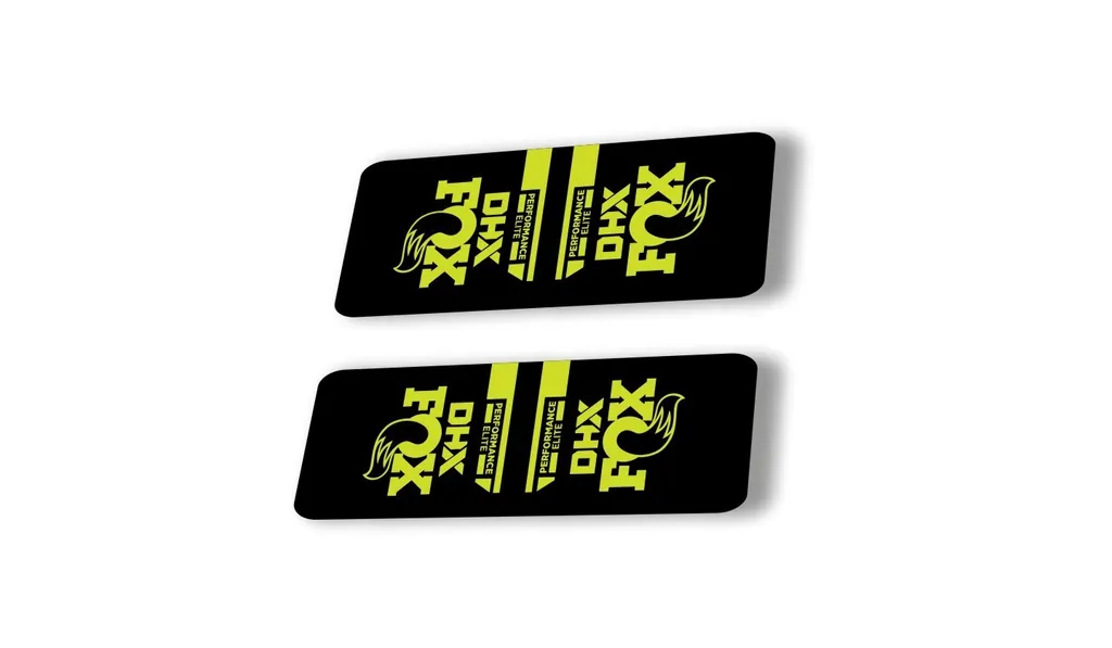 FOX DHX 2022 Performance Elite Rear Shock Suspension Sticker Decal Lime Green