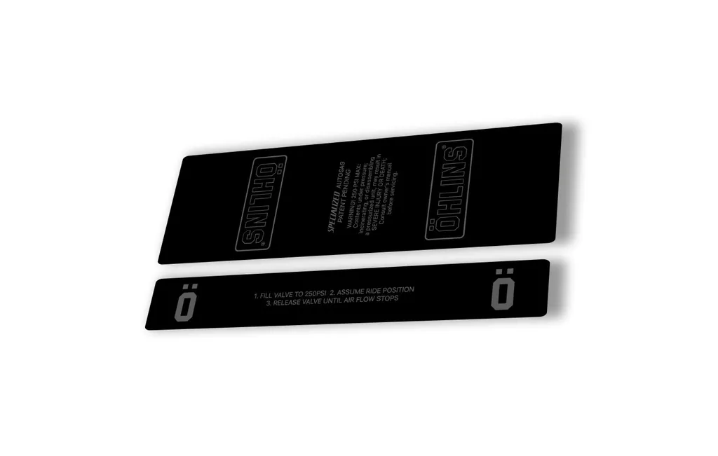 Ohlins STX22 Rear Shock Decal Mountain Bike Cycling Sticker Adhesive Gray