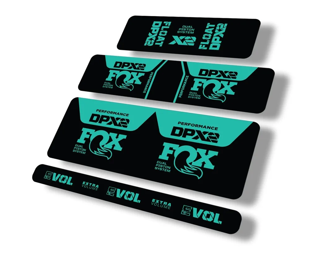 FOX Float DPX2 2021 Performance Rear Shock Suspension Sticker Decal Dolphin