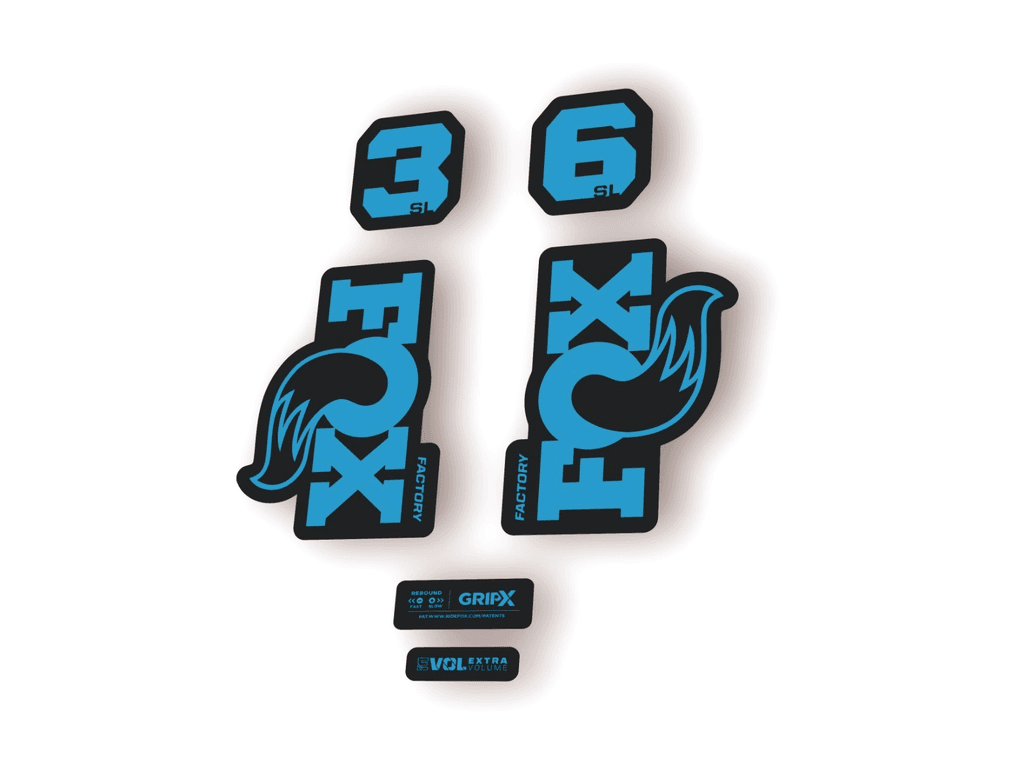 FOX 36 SL Factory 2026 Fork Decal Suspension Sticker Adhesive Blue