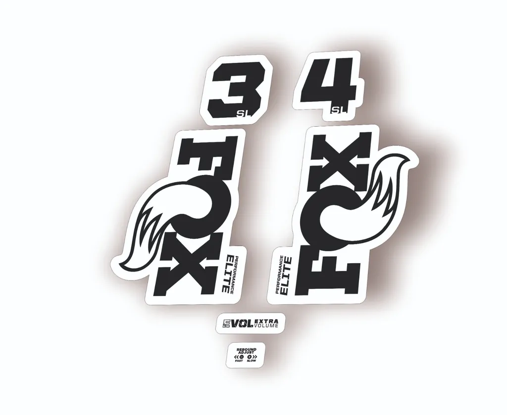 FOX 36 Elite Performance 2026 Fork Factory Decal Sticker Adhesive Lime Green