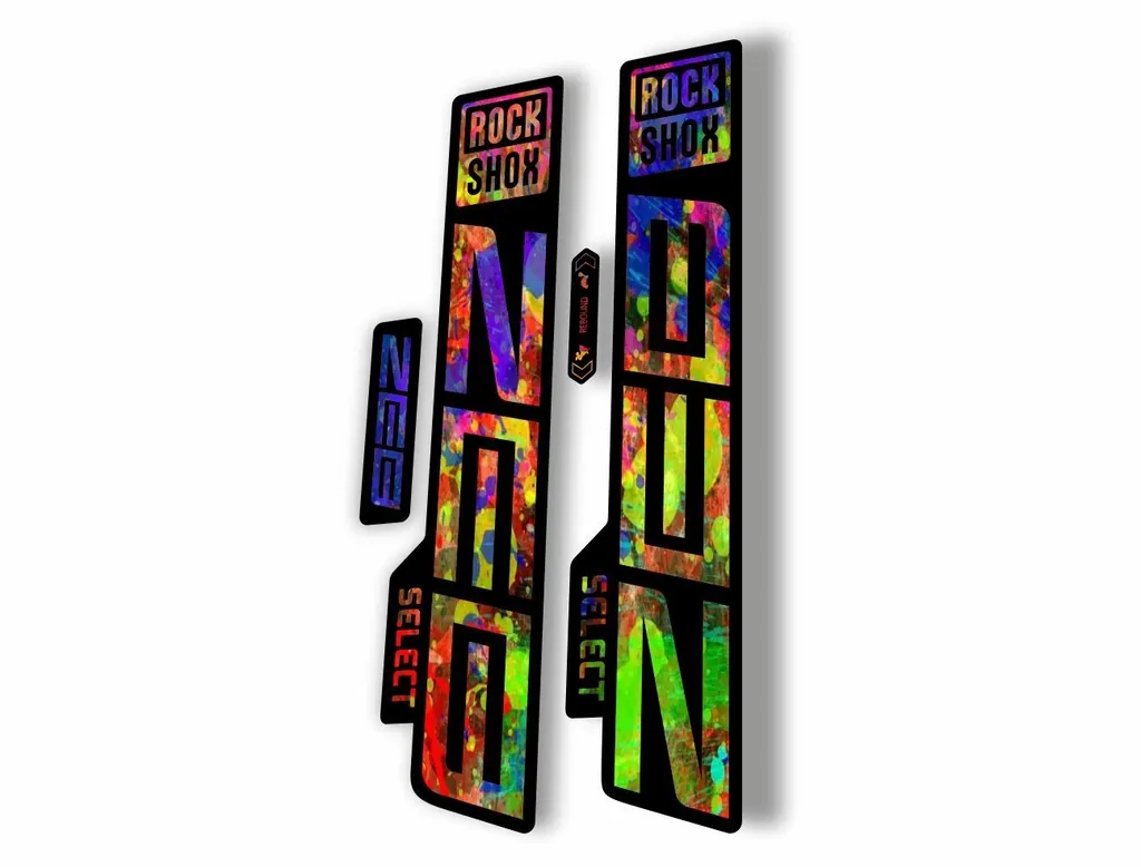 Rock Shox ZEB 2021 Select Mountain Bike Cycling Decal Sticker Adhesive Oil Slick
