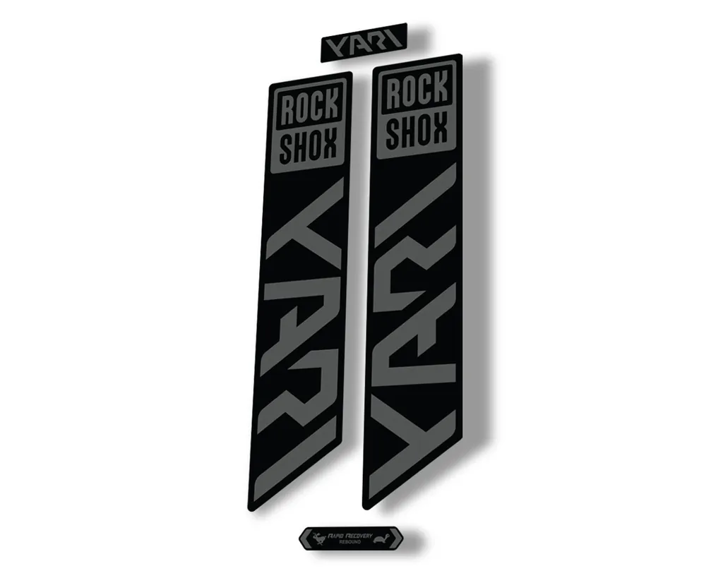 Rock Shox YARI 2021 Fork Decal Mountain Bike Cycling Sticker Adhesive Gray