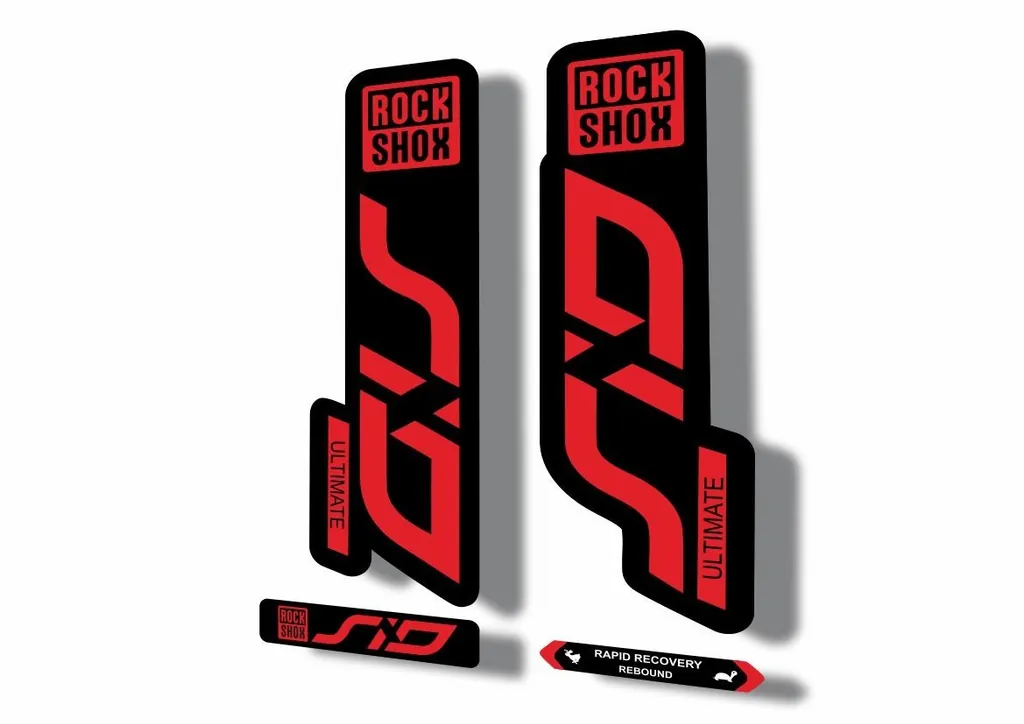 Rock Shox SID 2020 ULTIMATE Mountain Bike Cycling Decal Adhesive Sticker Red