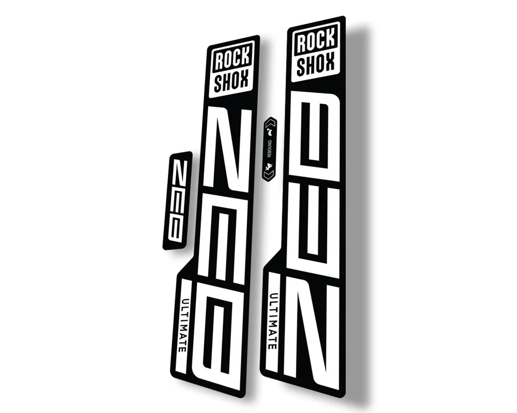 Rock Shox ZEB 2021 ULTIMATE Mountain Bike Cycling Decal Sticker Adhesive White