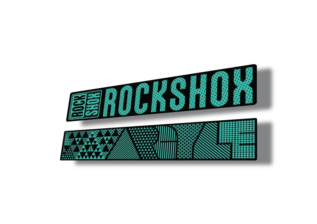 Rock Shox ARGYLE 2017 Fork Decal Mountain Bike Cycling Sticker Dolphin