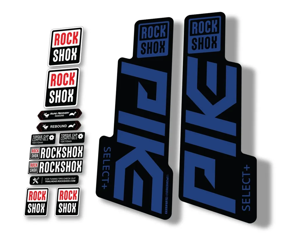 Rock Shox PIKE 2020 Select Plus (+) Mountain Bike Cycling Decal Sticker D. Blue