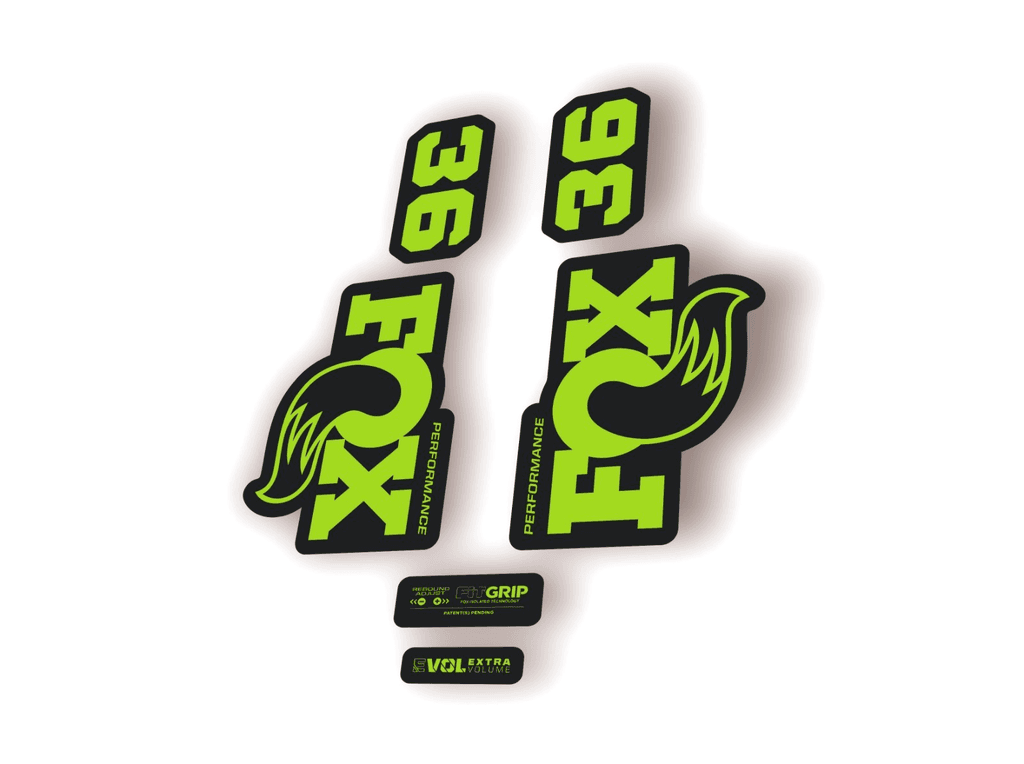 FOX 36 Performance 2026 Fork Factory Suspension Decal Sticker Adhesive Green