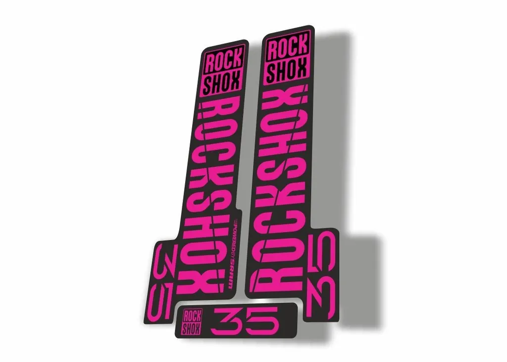 Rock Shox 35 2018 Fork Decal Mountain Bike Cycling Sticker Adhesive Pink