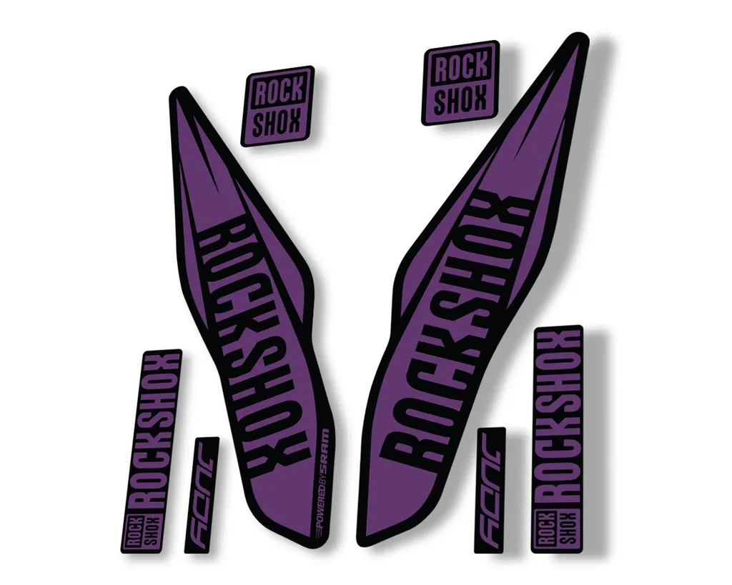 Rock Shox Judy 2017 Fork Decal Bike Cycling Sticker Adhesive Purple