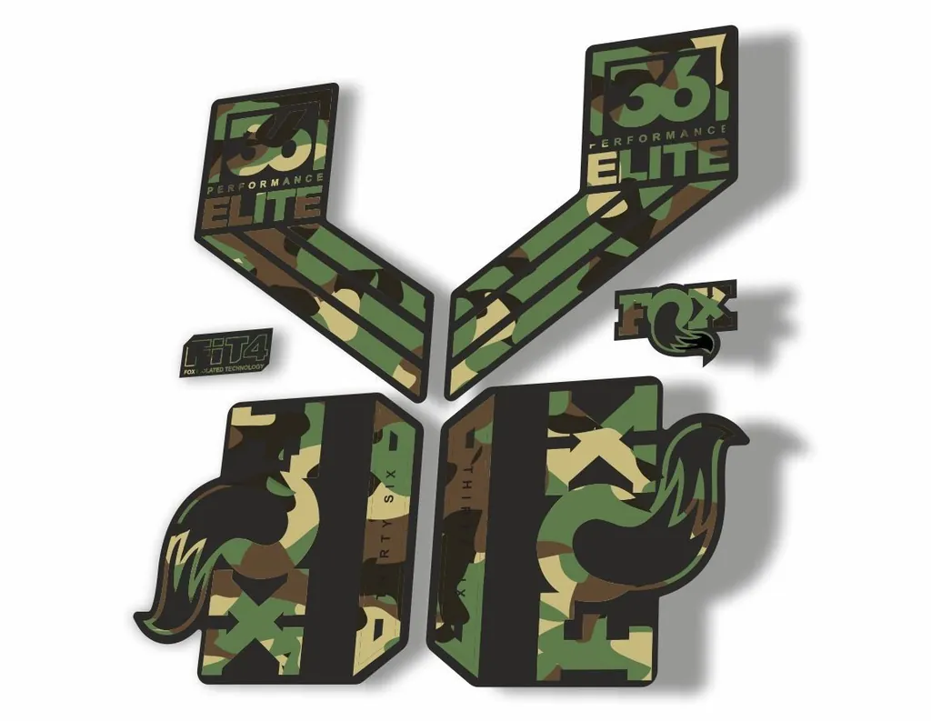 FOX 36 Elite Performance 2017-18 Fork Suspension Factory Decal Sticker Camo