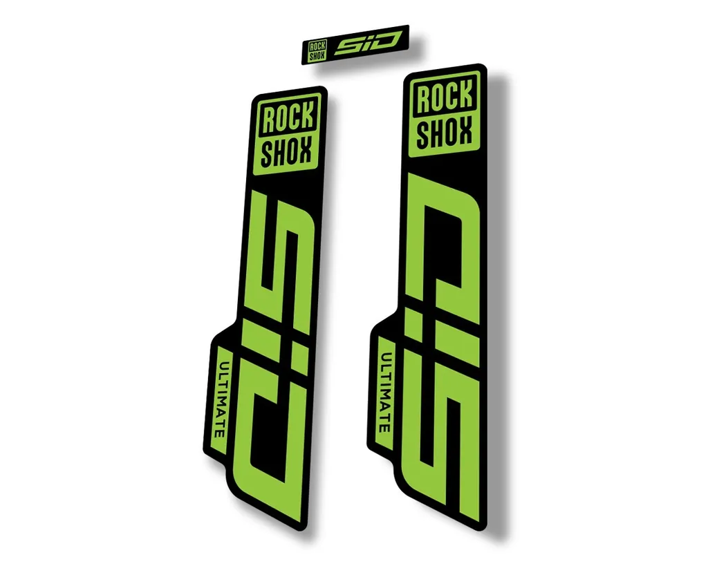 Rock Shox SID 2021 ULTIMATE Fork Decal Mountain Bike Cycling Sticker Green